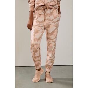Anthropologie The Upside Rosie Major Track Cotton Joggers Neutral Camo XS EUC